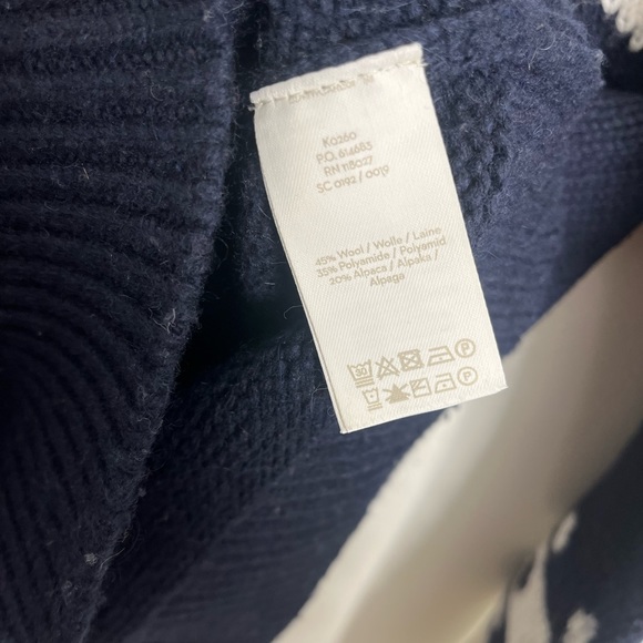 Boden Rhea Dot Fair Isle sweater alpaca wool blend - Picture 4 of 6